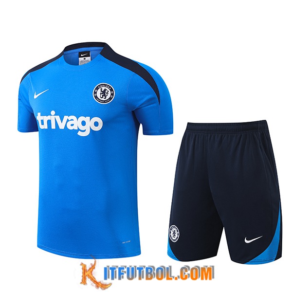 Camiseta Entrenamiento FC Chelsea Azul/Negro 2024/2025