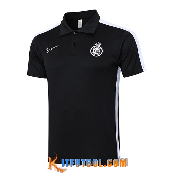 Camiseta Polo Al-Nassr Negro/Blanco 2024/2025