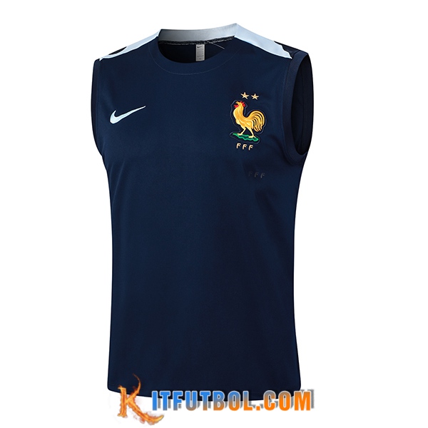 Chalecos De Futbol Francia Azul Oscuro 2024/2025