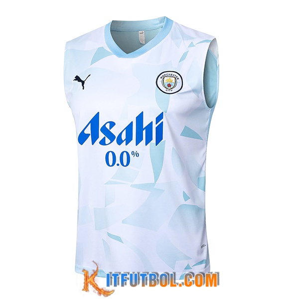 Chalecos De Futbol Manchester City Azul Claro 2024/2025