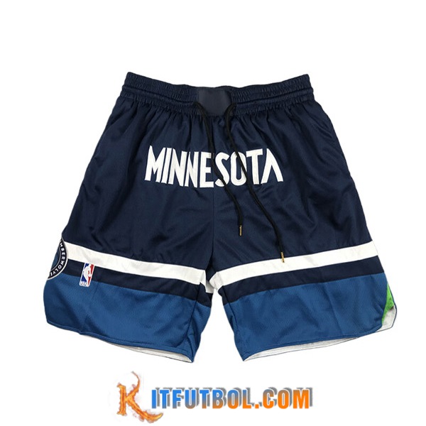 Cortos NBA Minnesota Timberwolves 2024/25 Azul -03