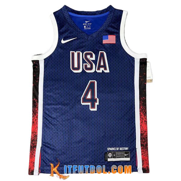 Camisetas De Futbol USA (CURRY #4) 2024/25 Azul