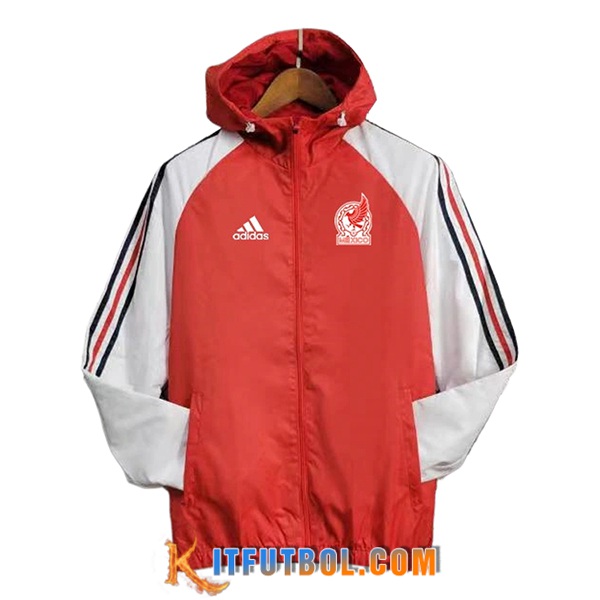 Rompevientos México Rojo/Blanco 2024/2025