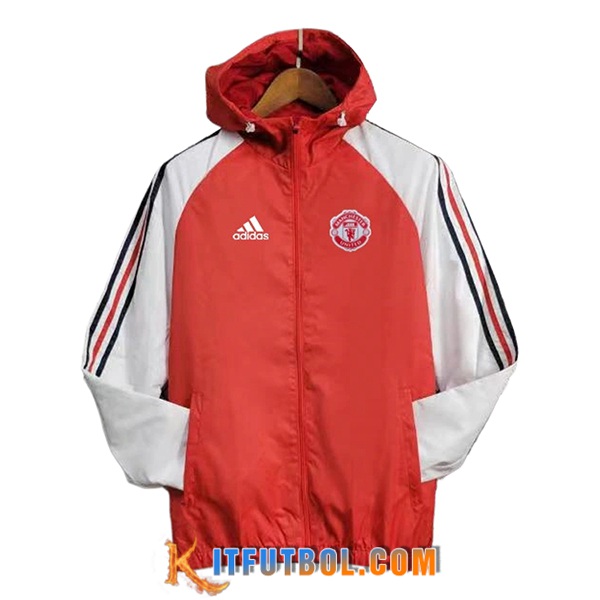 Rompevientos Manchester United Rojo/Blanco 2024/2025