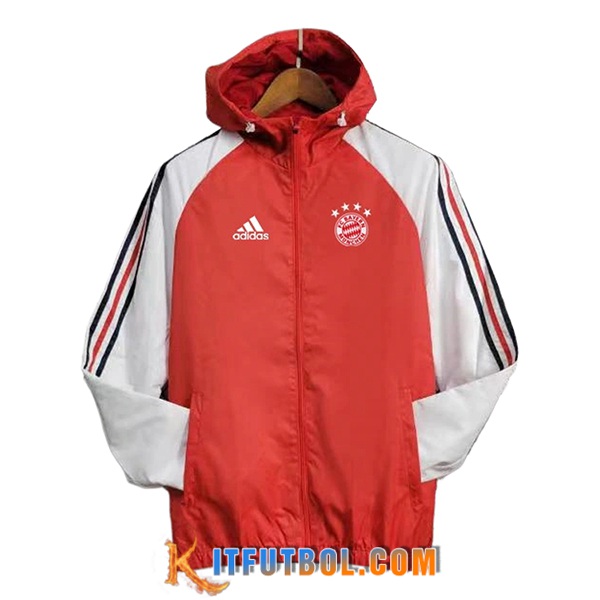 Rompevientos Bayern Munich Rojo/Blanco 2024/2025