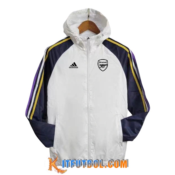 Rompevientos Arsenal Blanco/Azul 2024/2025