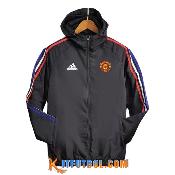 Rompevientos Manchester United Negro 2024/2025