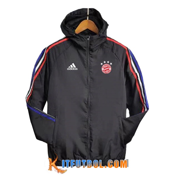 Rompevientos Bayern Munich Negro 2024/2025