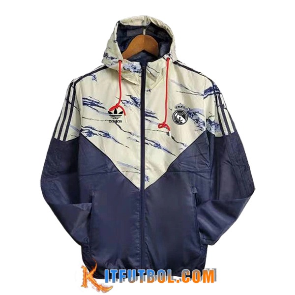 Rompevientos Real Madrid Azul/Beige 2024/2025