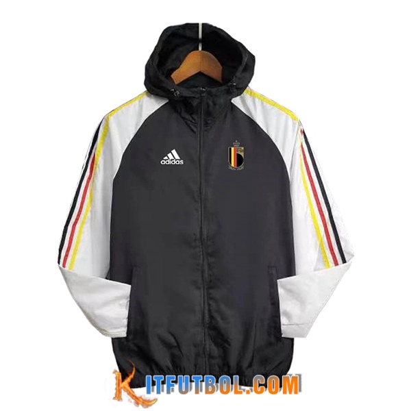 Rompevientos Bélgica Negro/Blanco 2024/2025