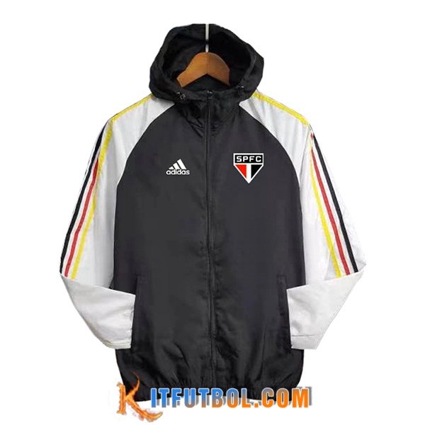 Rompevientos Sao Paulo FC Negro/Blanco 2024/2025