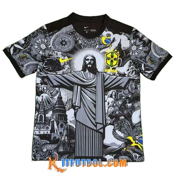 Camiseta Equipo Nacional Brasil Special Edition Jesus Negro 2024/2025