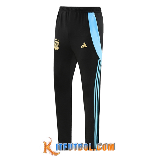 Pantalon Entrenamiento Argentina Negro/Azul 2024/2025 -02
