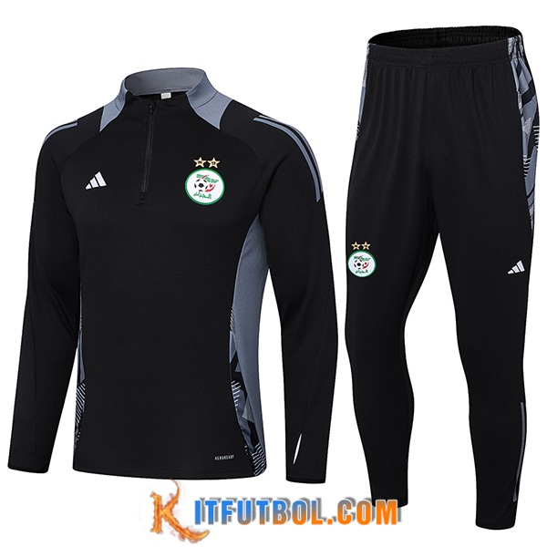 Chandal Equipos De Futbol Algeria Negro/Gris 2024/2025