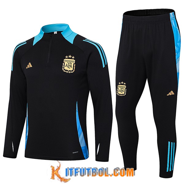 Chandal Equipos De Futbol Argentina Negro/Azul 2024/2025