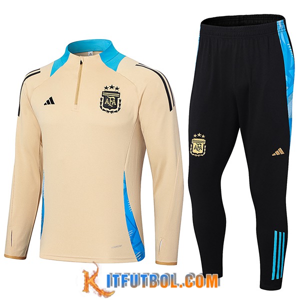 Chandal Equipos De Futbol Argentina Amarillo/Azul 2024/2025