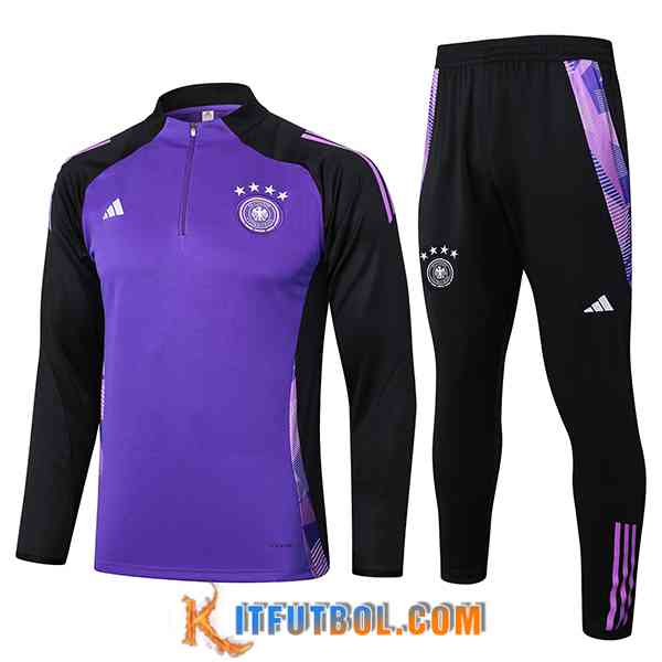 Chandal Equipos De Futbol Alemania Violeta/Negro 2024/2025 -02