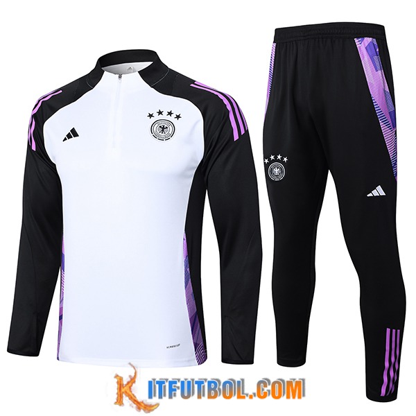 Chandal Equipos De Futbol Alemania Blanco/Violeta/Negro 2024/2025