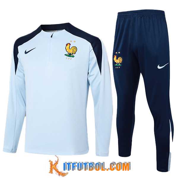 Chandal Equipos De Futbol Francia Azul Claro 2024/2025 -02