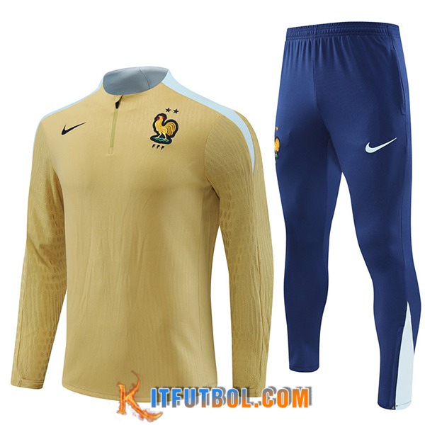 Chandal Equipos De Futbol Francia Amarillo/Azul 2024/2025