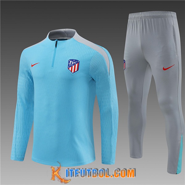 Chandal Equipos De Futbol Atletico Madrid Ninos Azul Claro 2024/2025
