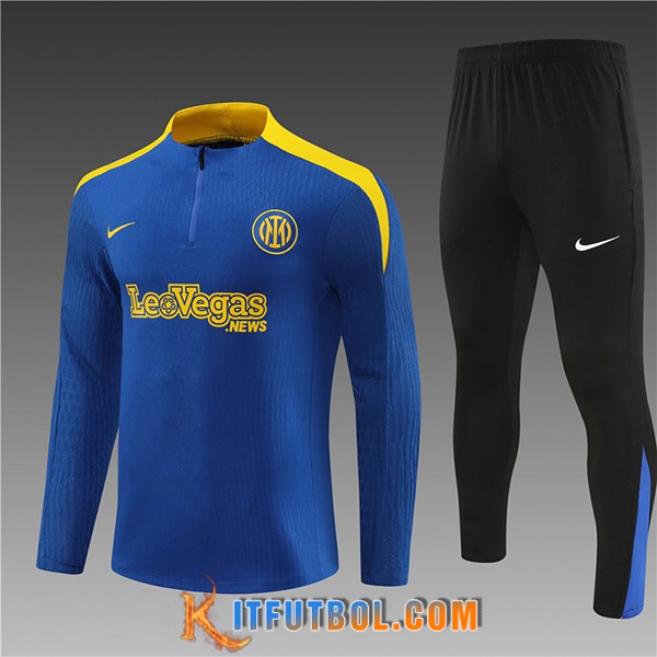 Chandal Equipos De Futbol Inter Milan Ninos Azul/Amarillo 2024/2025
