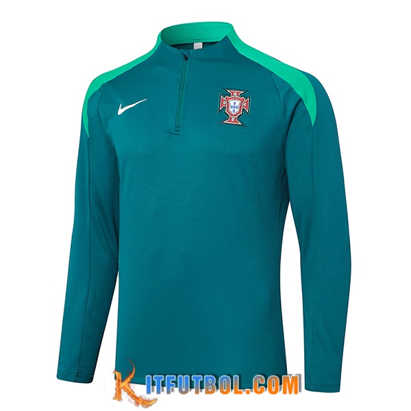 Sudadera De Entrenamiento Portugal Verde 2024/2025