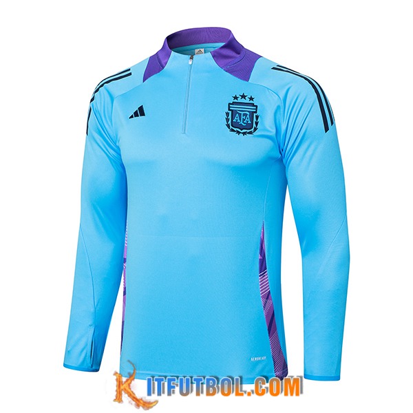 Sudadera De Entrenamiento Argentina Azul/Violeta 2024/2025