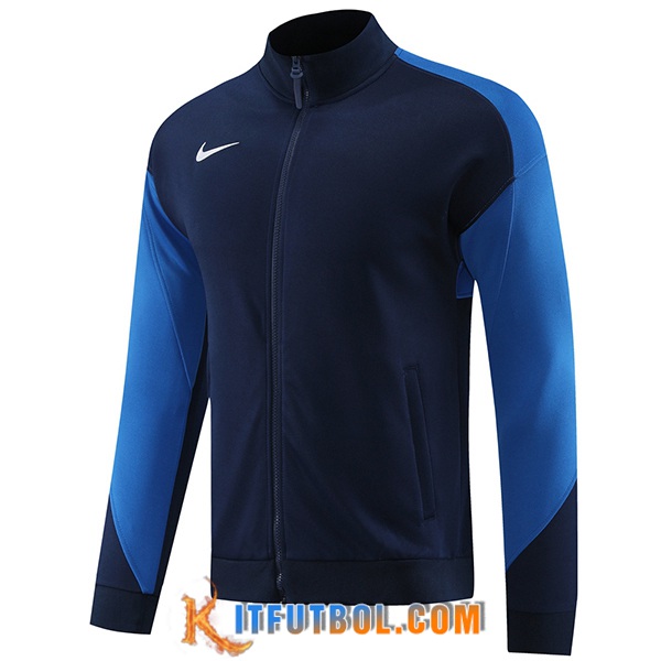 Chaquetas Futbol Nike azul real 2024/2025