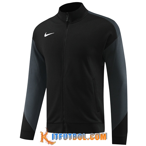 Chaquetas Futbol Nike Negro/Gris 2024/2025