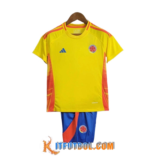 Nueva Camisetas De Futbol Colombia Ninos Primera 2024/2025