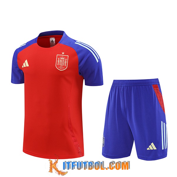 Camiseta Entrenamiento España Rojo/Ble 2024/2025