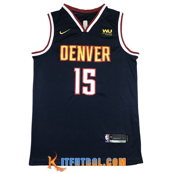 Camisetas NBA Denver Nuggets (JOKIĆ #15) 2024/25 Azul Oscuro