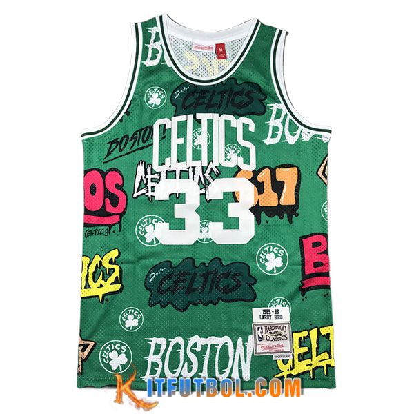 Camisetas NBA Boston Celtics (BIRD #33) 2024/25 Verde -02