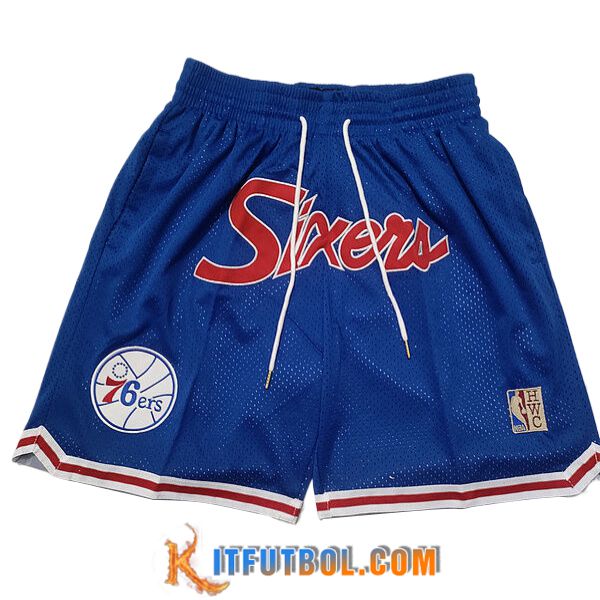 Cortos NBA Philadelphia 76ers 2024/25 Azul/Rojo -03