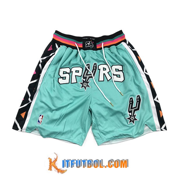 Cortos NBA San Antonio Spurs 2024/25 Verde/Negro