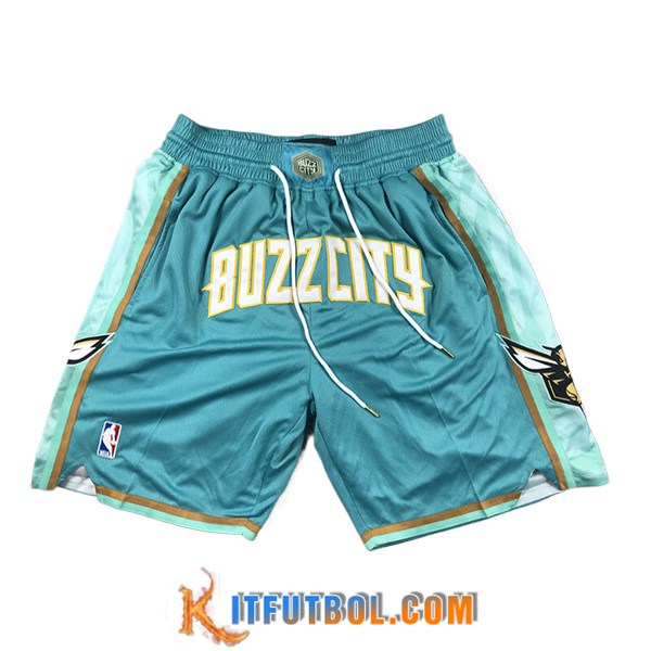 Cortos NBA Charlotte Hornets 2024/25 Verde/Azul