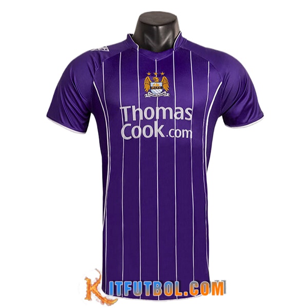 Camisetas De Futbol Manchester City Retro Segunda 2007/2008