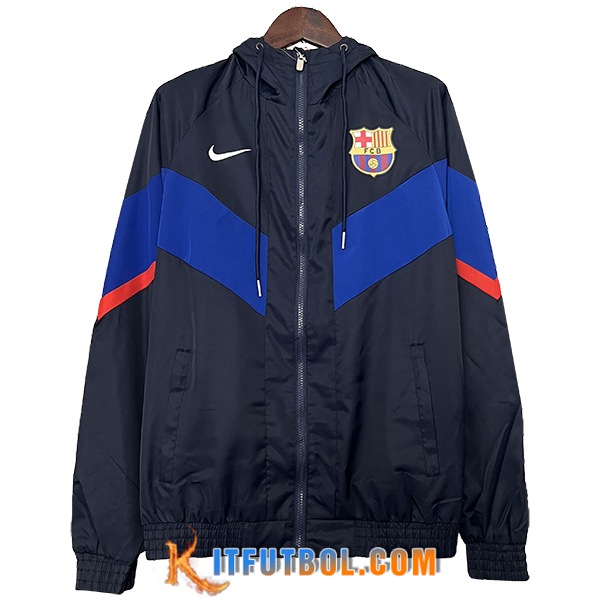 Rompevientos FC Barcelona Azul Oscuro 2024/2025 -02