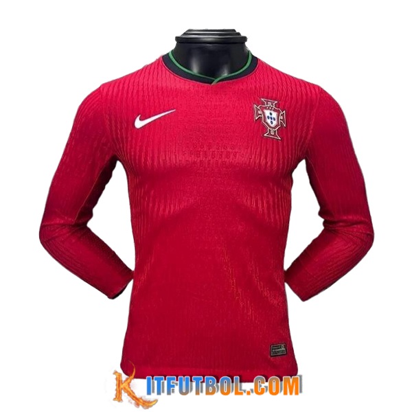 Camiseta Equipo Nacional Portugal Primera Manga Largas 2024/2025