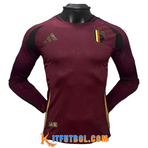 Camiseta Equipo Nacional Bélgica Primera Manga Largas 2024/2025