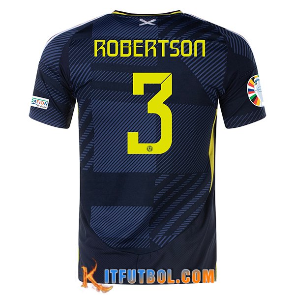 Camiseta Equipo Nacional Escocia (ROBERTSON #3) 2024/2025 Primera