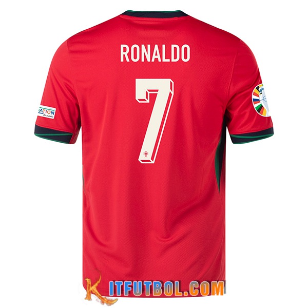 Camiseta Equipo Nacional Portugal (RONALDO #7) 2024/2025 Primera
