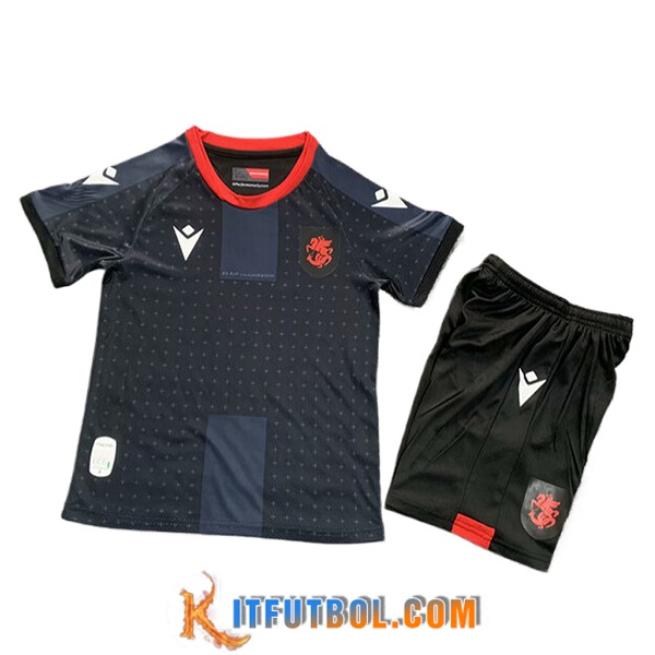 Camisetas De Futbol Georgia Ninos Segunda UEFA Euro 2024