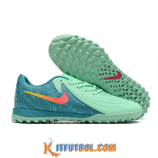 Nike Botas De Fútbol Phantom GX II ACAD LV8 TF Verde/Azul