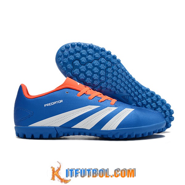 Adidas Botas De Fútbol Predator Club TF Azul/Blanco/Naranja
