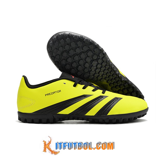 Adidas Botas De Fútbol Predator Club TF Negro/Amarillo