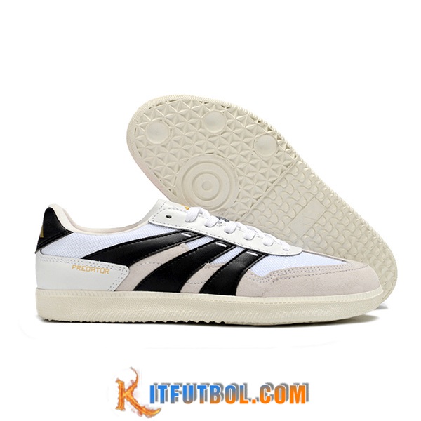 Adidas Botas De Fútbol PREDATOR 24 LEAGUE LOW BOOTS Blanco/Gris/Negro