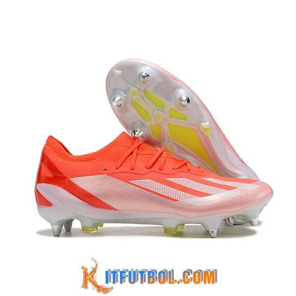 Adidas Botas De Fútbol X Crazyfast1 SG Naranja/Blanco