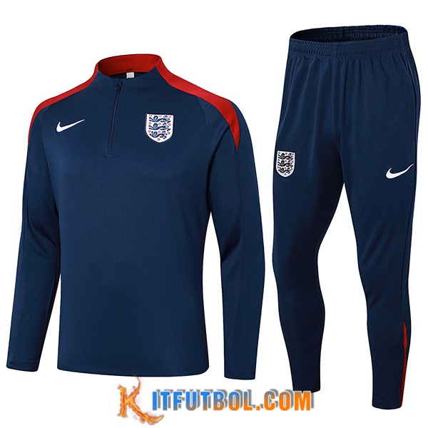 Chandal Equipos De Futbol Inglaterra Azul/Rojo 2024/2025